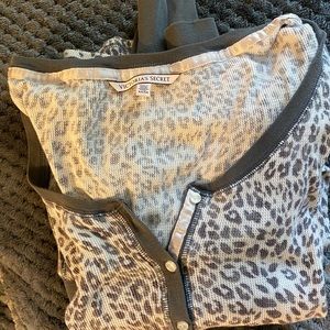 Victoria’s Secret cheetah pajama set